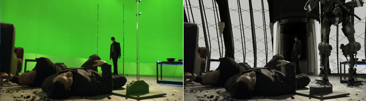 Caprica Skybar Greenscreen and Proxy